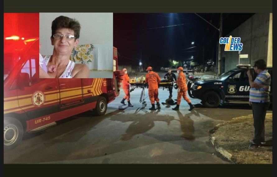 COLÍDER: Bombeiros resgatam mulher de afogamento em lago no centro da cidade, mas ela não resistiu. (Vídeo)