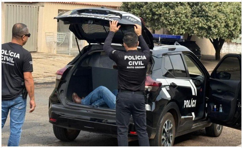 Professor universitário é preso suspeito de estupro de vulnerável e pornografia infantil em cidade de MT.