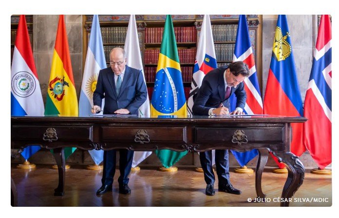 Mercosul assina acordo de livre comércio com quatro países europeus