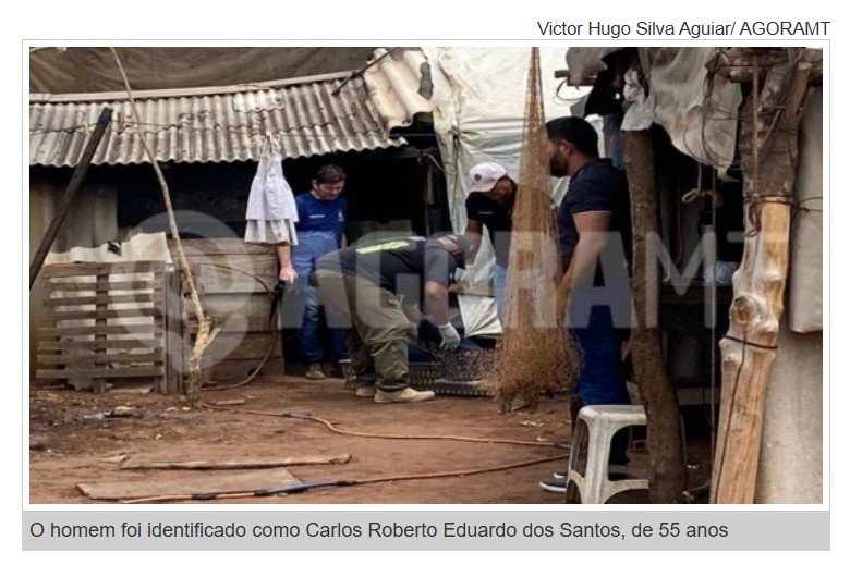 Homem acusado de estuprar a própria filha é encontrado morto com diversos disparos
