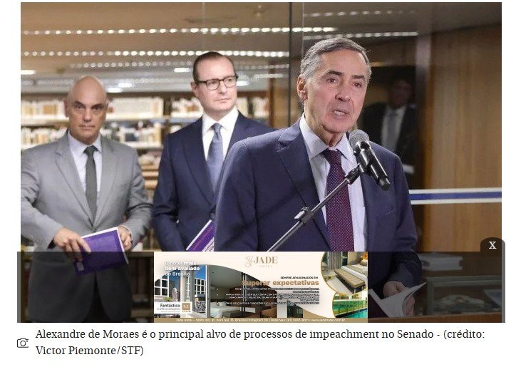 O recado de Barroso sobre possíveis processos de impeachment de ministros do Supremo