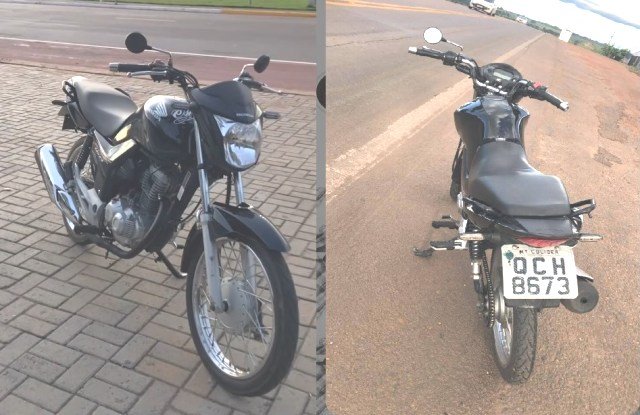 Moto CG Start e furtada no centro de Colíder, vítima esta desesperada.