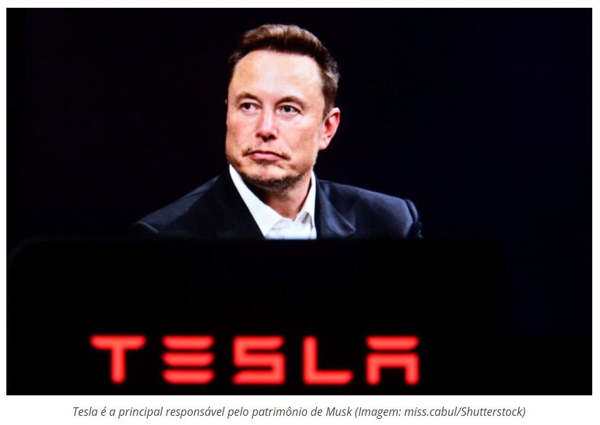Fortuna de Elon Musk atinge patamar histórico