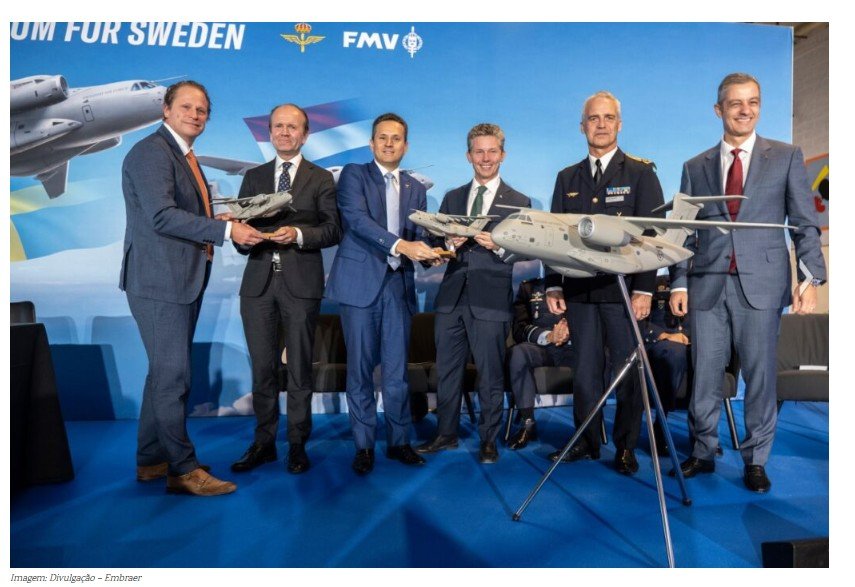 Suécia faz encomenda para até 11 aviões C-390 Millennium da Embraer em programa europeu de aquisição conjunta
