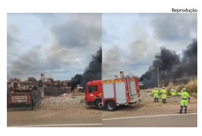 Vídeo - Caminhoneiro morre em veículo incendiado em rodovia federal