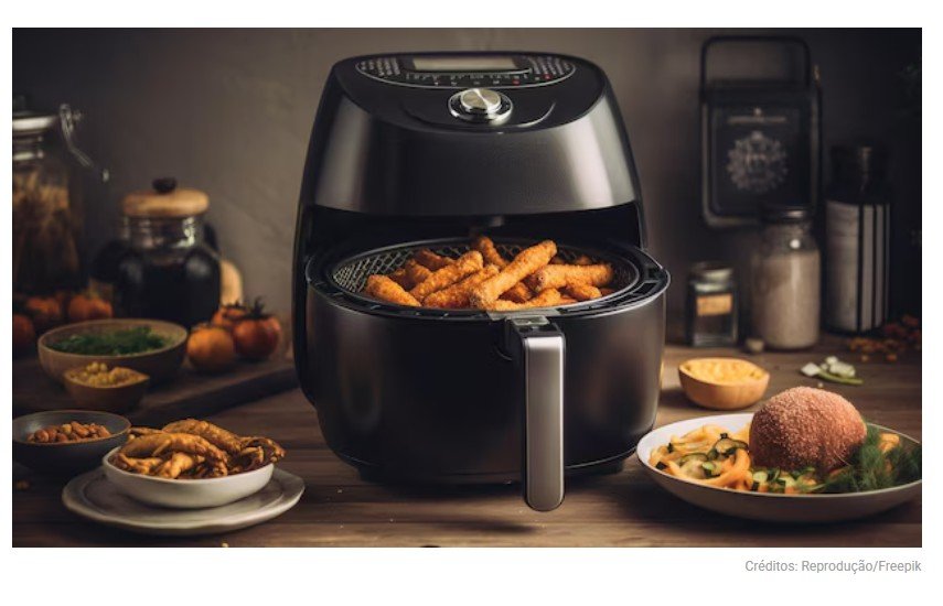 Novo eletrodoméstico ganha espaço colocando air fryer no fundo do balcão