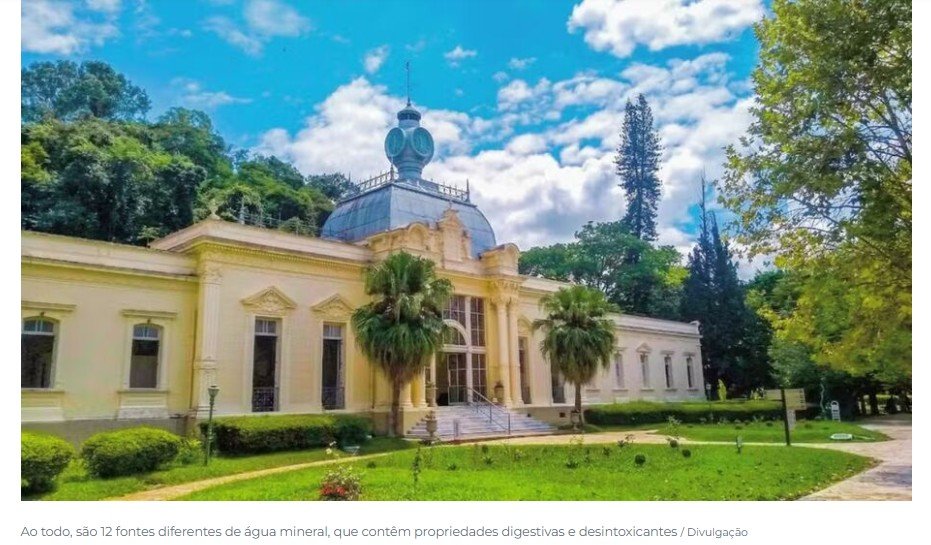 Maior fonte de água com gás natural do mundo fica no Brasil e tem poderes medicinais