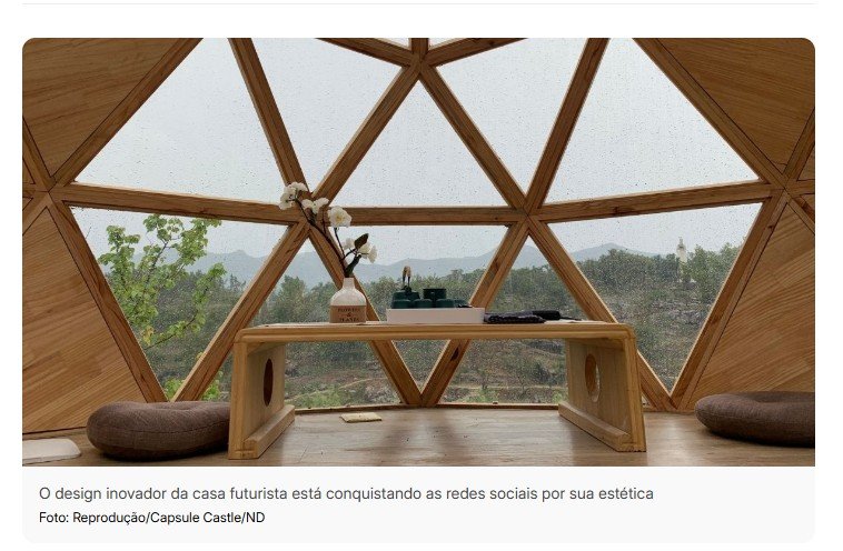 A casa futurista à venda por R$ 56 mil pela internet que está chegando ao Brasil