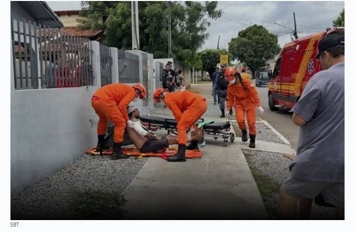 Homem sofre diversos tiros no meio da rua e vai parar no Hospital Regional