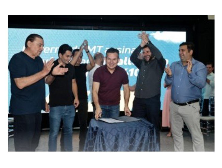 Mauro autoriza asfaltar 42 km de rodovia e ampliar aeroporto de Colíder.