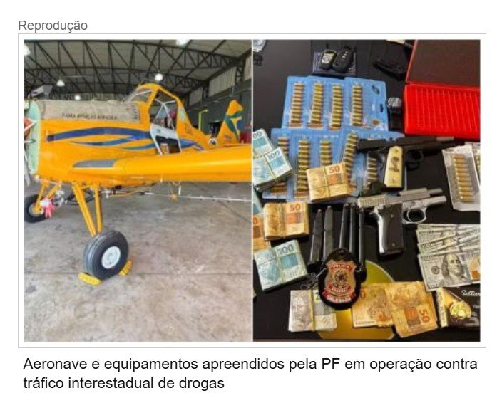 PF mira traficantes e apreende aeronaves em Colíder.