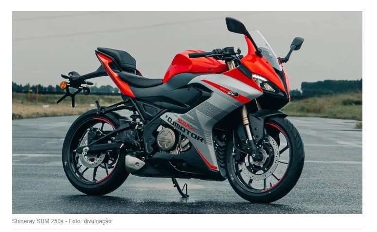 Shineray SBM 250s tem design esportivo e custa menos que scooter 160