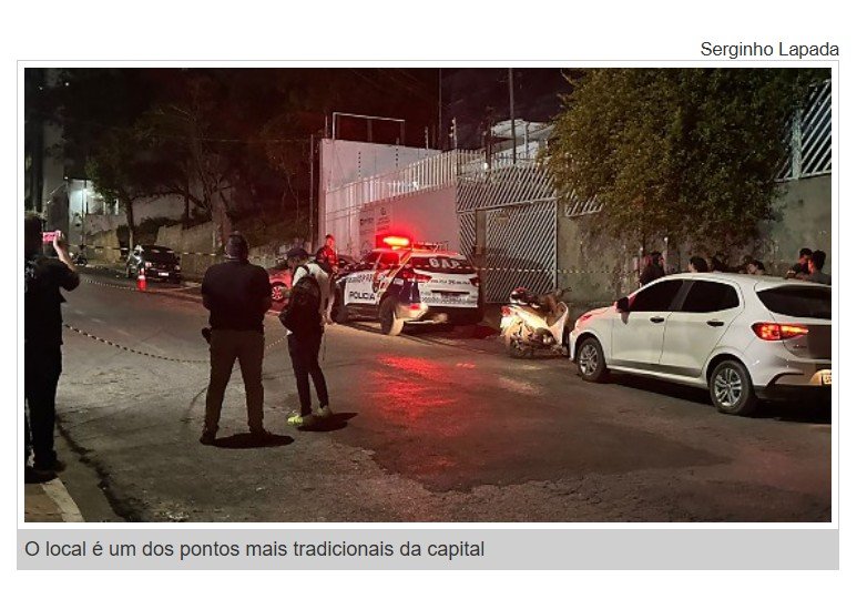 Homem é morto com 5 tiros em frente ao Clube Dom Bosco em Cuiabá