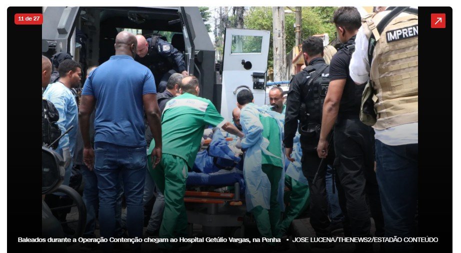 Megaoperação no Rio: nove chefes do tráfico foram mortos pela polícia