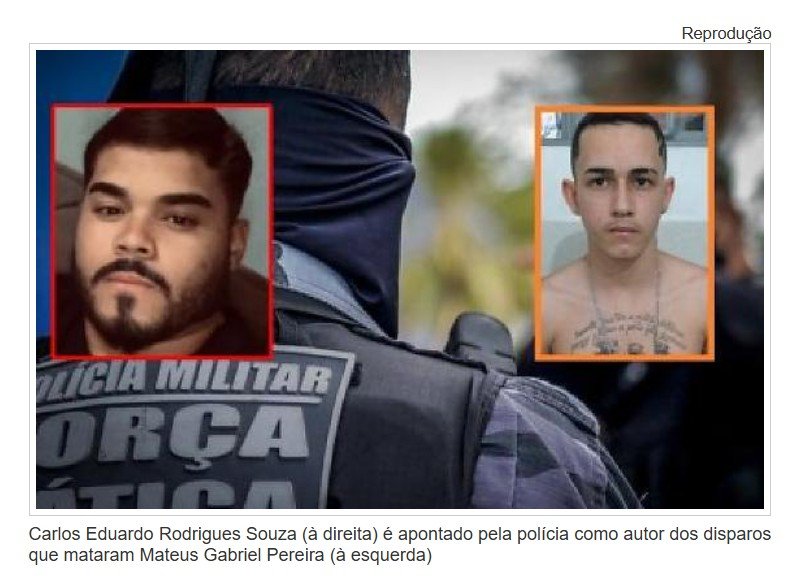 Bandido morre em troca de tiros após matar jovem em sorveteria de MT