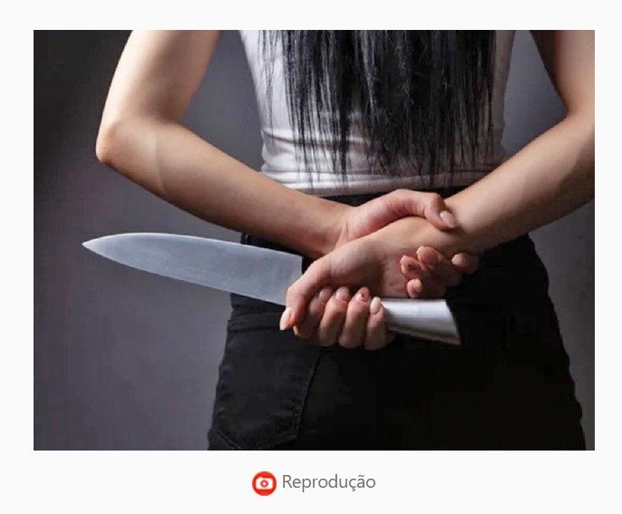 Após ser espancada e ameaçada, mulher toma faca e esfaqueia marido em cidade de MT.