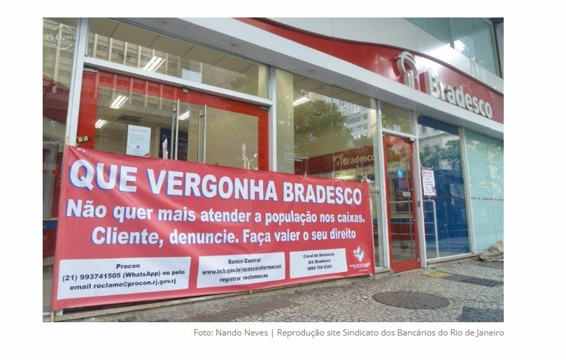 Sem transição, tecnologia bancária desmonta a rede de agências no Brasil