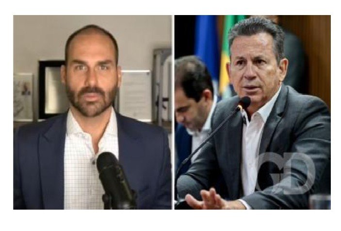 Vídeo - Eduardo Bolsonaro rebate Mauro Mendes; ‘político de bosta e frouxo’