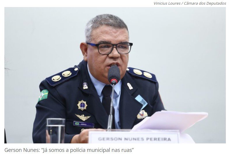Guardas municipais reivindicam reconhecimento, na Constituição, como policiais