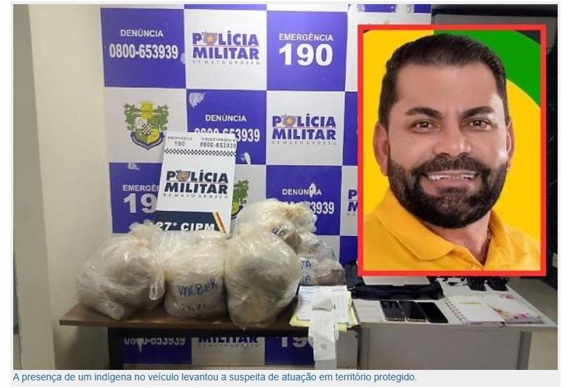 Prefeito é preso em MT por exploração de ouro em área indígena