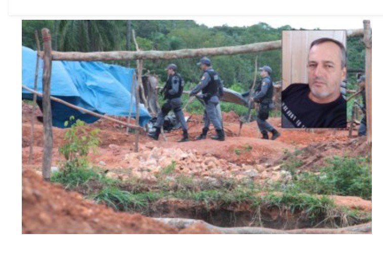 Trabalhador morre atropelado por retroescavadeira em garimpo
