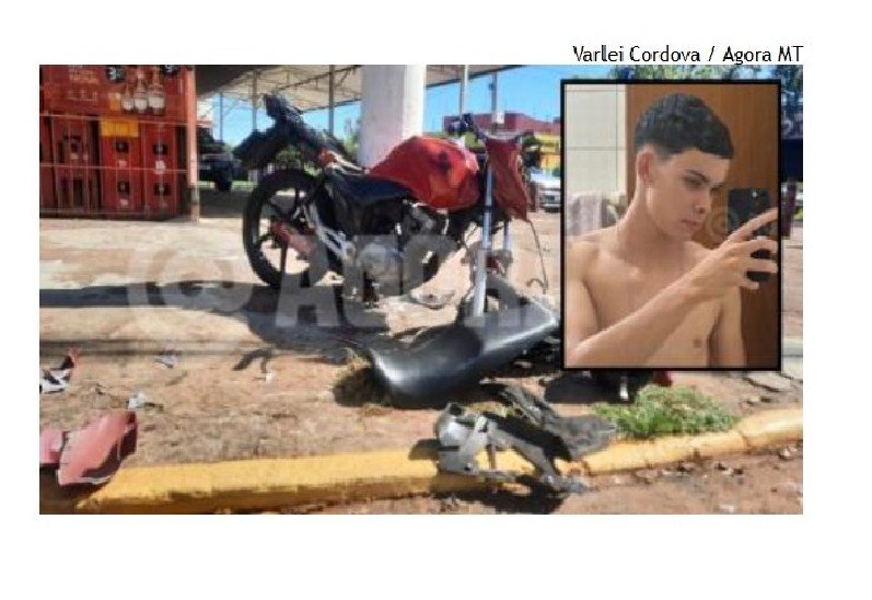 Jovem morre um dia após se envolver em acidente entre carro e moto