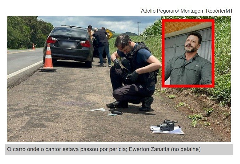 Homem que matou cantor de sertanejo que viveu em MT se apresenta e alega legítima defesa; "chutou a porta e quebrou o vidro da caminhonete"