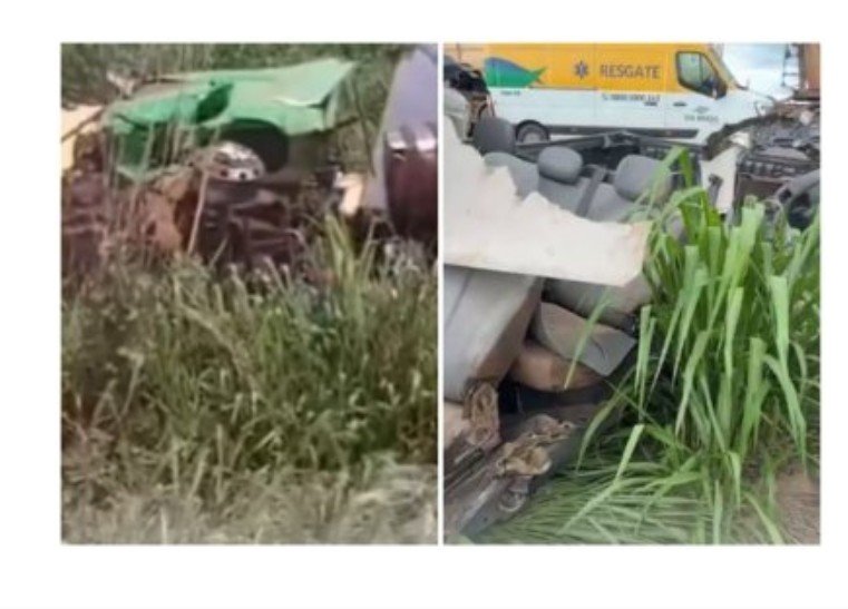 Motorista morre arremessado de S10 em batida em Guarantã/MT
