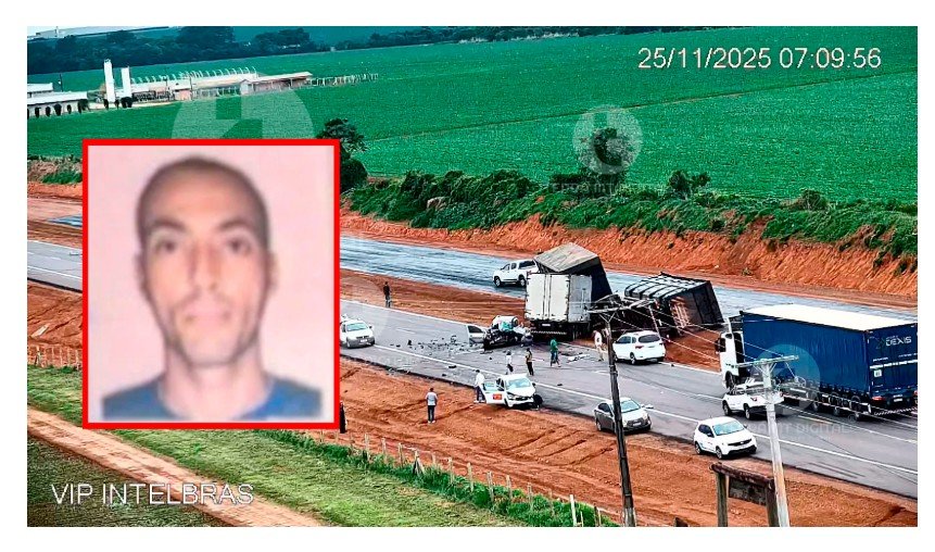 Vítima de grave acidente na BR-163 era professor de Sorriso e lecionava em Primaverinha; trecho ficou totalmente interditado.
