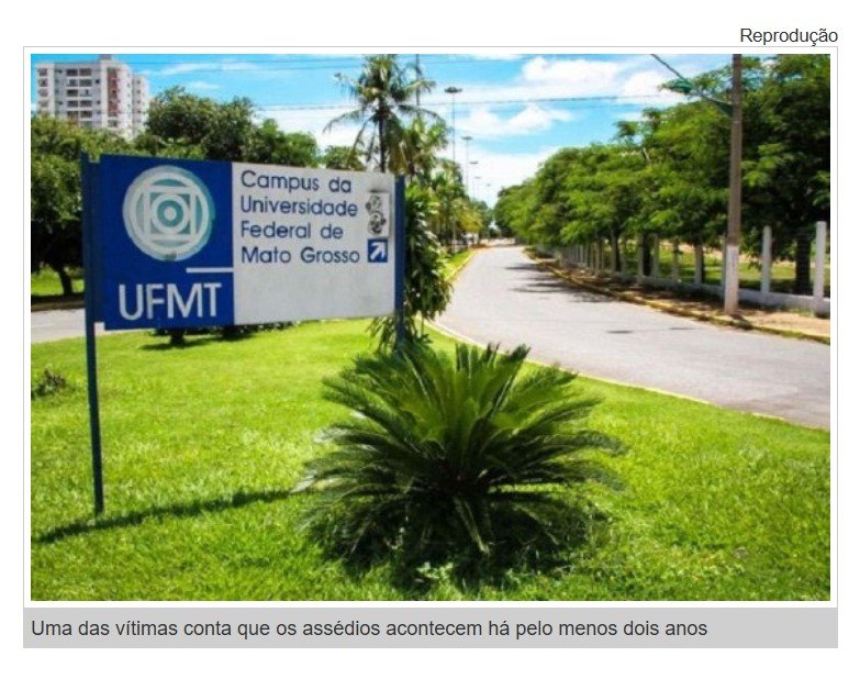 Estudantes acusam professor de Música da UFMT de assédio e importunação