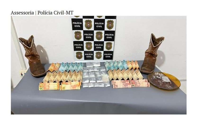 Operação Velho Oeste prende três suspeitos de tráfico no interior de MT.