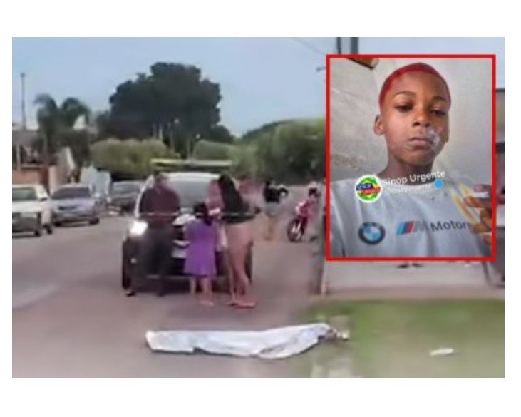Assassinos executam adolescente a tiros na rua em Sinop.