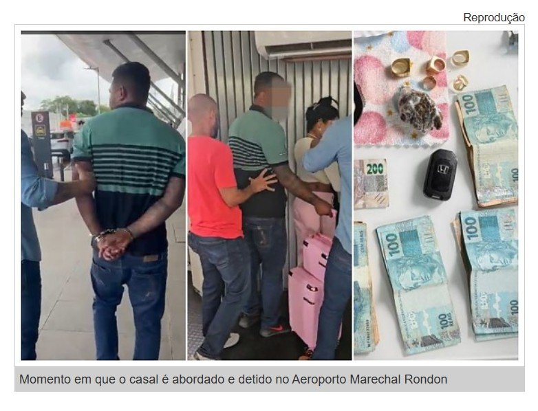 Líder de facção envolvido em assassinatos em Cuiabá é preso no aeroporto Marechal Rondon