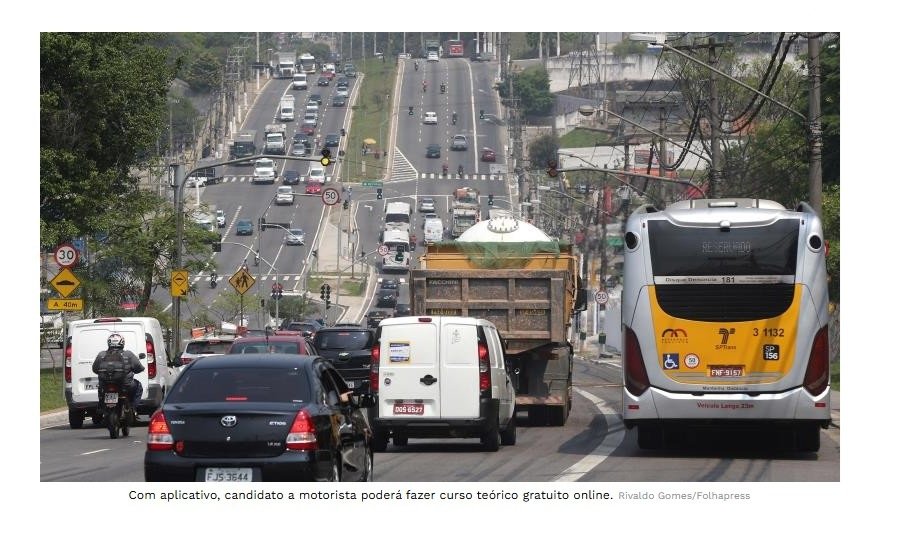 Nova CNH: governo lança app com curso teórico gratuito
