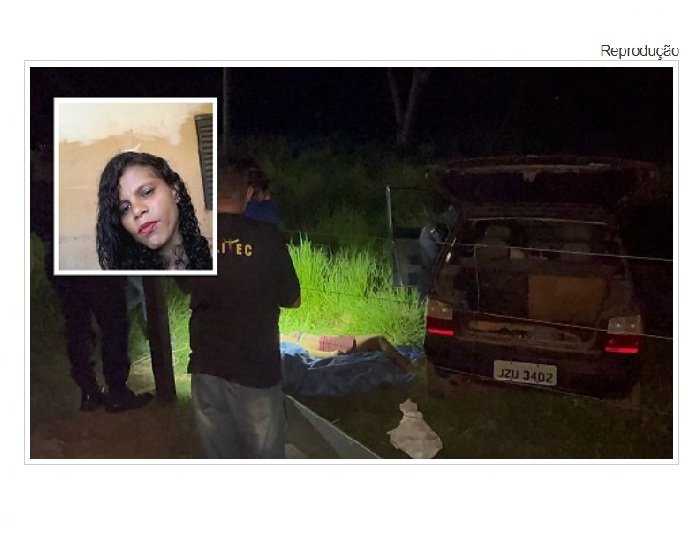 Mulher encontrada morta dentro de carro com tiro na cabeça é identificada