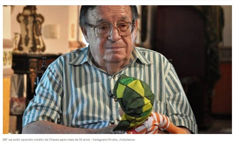 SBT vai exibir episódio inédito de Chaves após mais de 50 anos