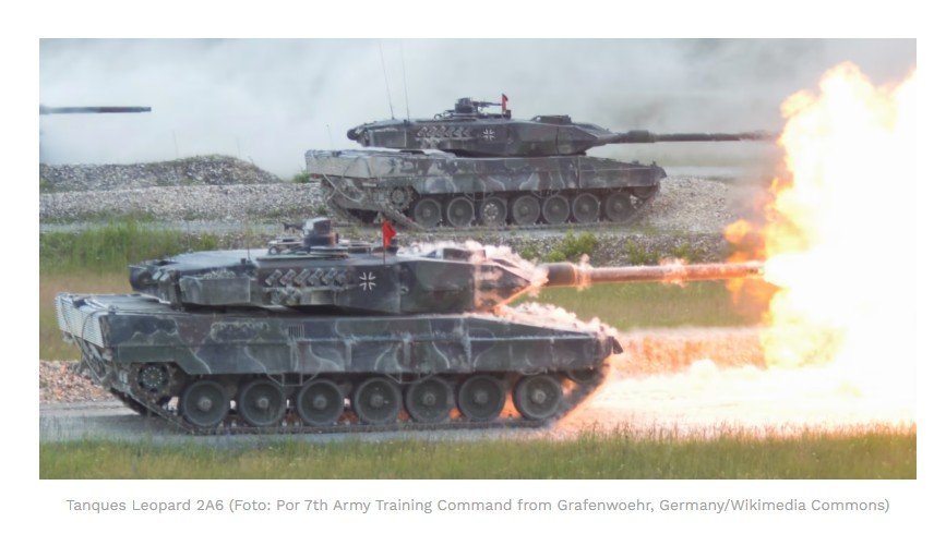 Exército brasileiro bate o martelo sobre compra de 65 tanques alemães em negócio de R$ 6,3 bilhões