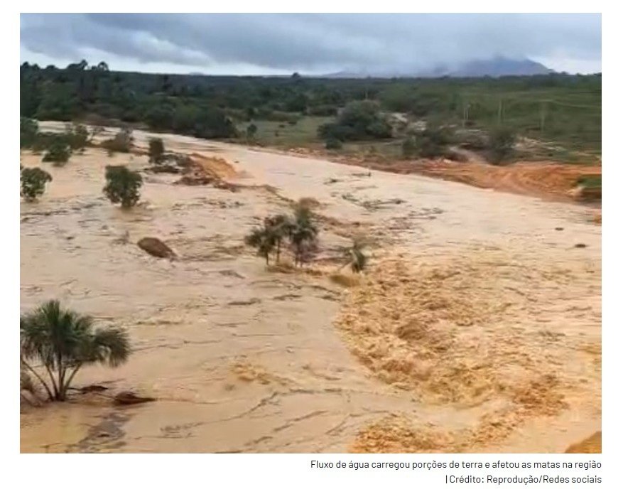 Rompimento de barragem de hidrelétrica no Tocantins obriga famílias ribeirinhas a deixarem suas casas