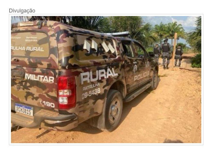 Patrulha Rural prende dupla de faccionados com submetralhadora