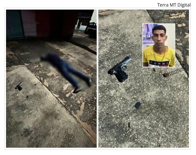 Criminoso atira contra viatura, acerta sargento e acaba morto em confronto