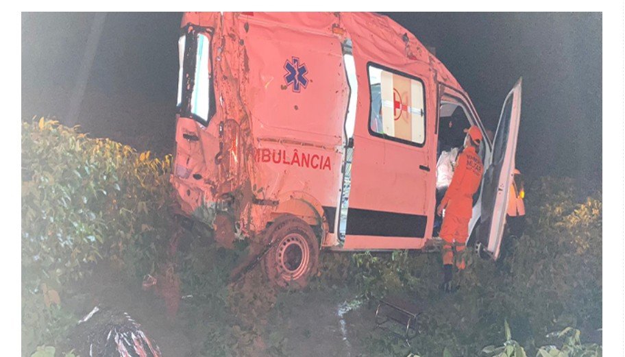 Identificada mulher que morreu após ambulância de Itanhangá capotar na MT-242