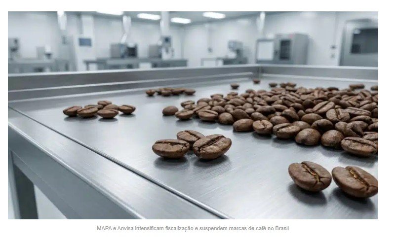 Marcas conhecidas de café são suspensas pela Anvisa após identificação de riscos ao consumo pela população