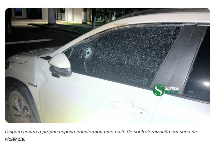 Marido é preso após atirar no pescoço da esposa em MT
