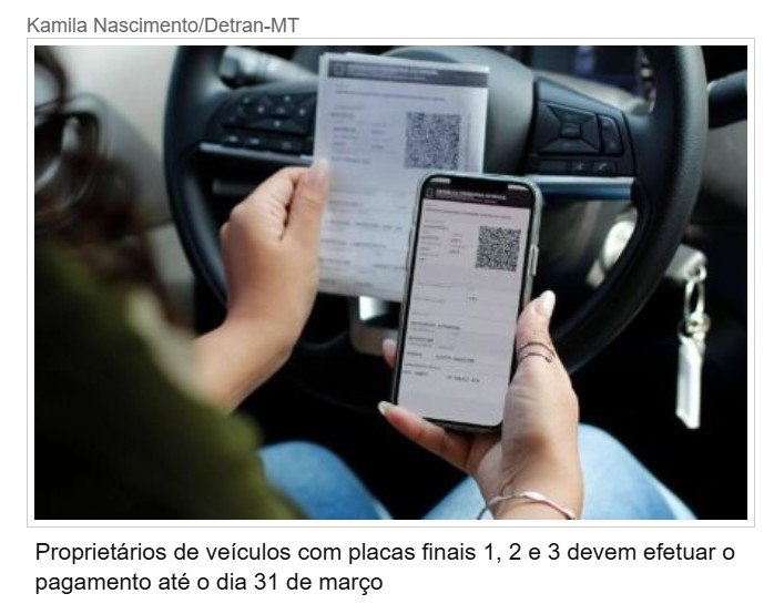 Detran-MT divulga calendário de pagamento do licenciamento 2026