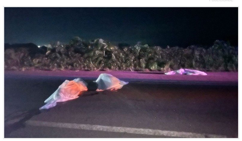 Acidente com 3 mortos entre carro, moto e bicicleta em MT