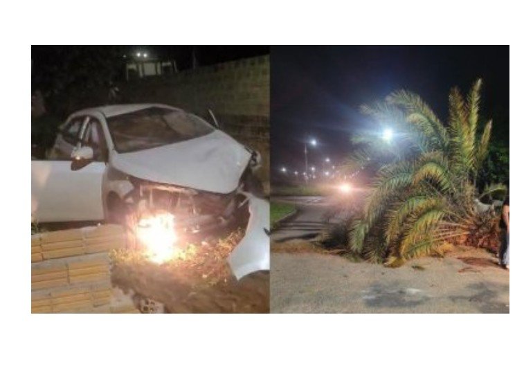 Jovem perde controle de carro; acerta muro e morre em MT