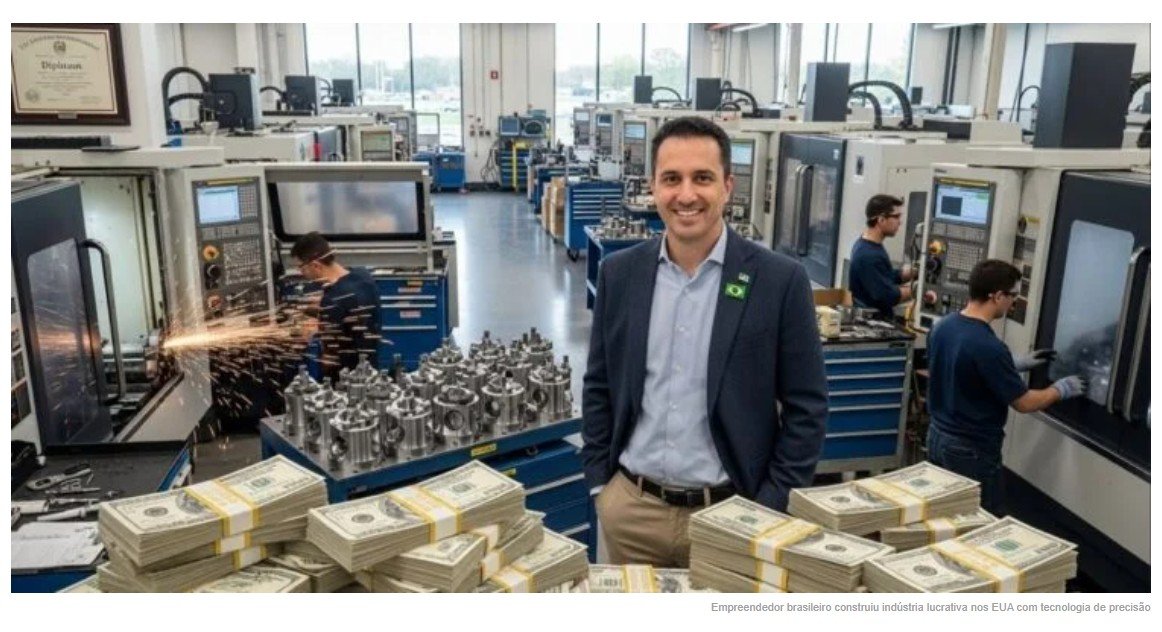 Brasileiro cria fábrica nos EUA, fatura mais de US$ 1 milhão por ano e gera empregos em cidade desindustrializada