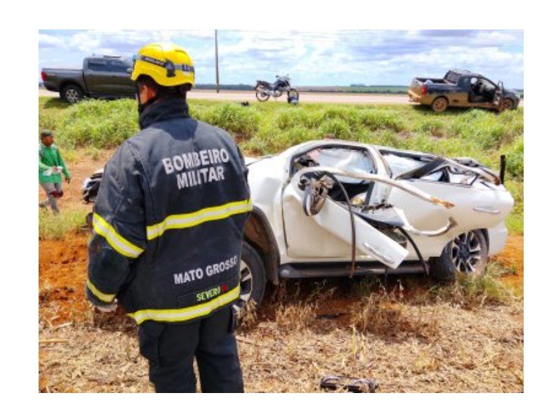 Capotamento mata duas mulheres e destrói SUV de luxo em rodovia de MT
