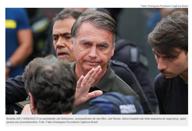 Moraes envia à PF 39 perguntas da defesa de Bolsonaro, que tenta aprovar prisão domiciliar