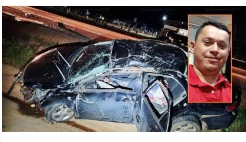 Homem morre ao tentar ultrapassagem e atingir placa de sinalização em rodovia